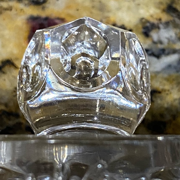 Vintage Crystal Butter Dish / Butter Stick - Picture 3 of 9